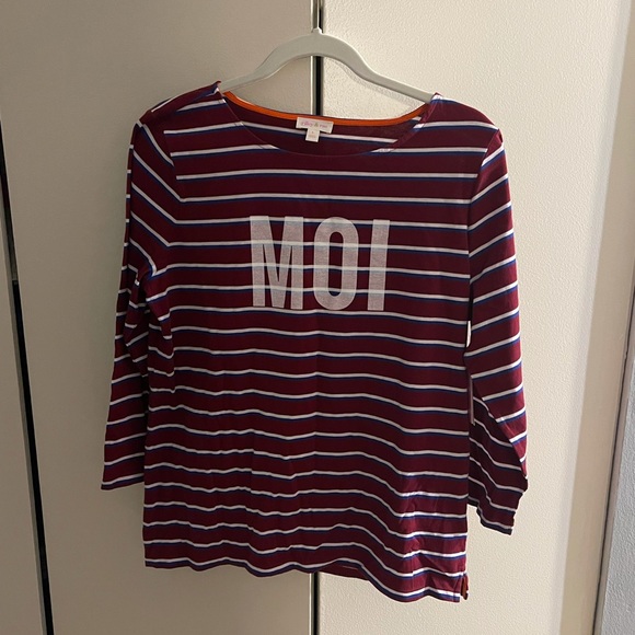 Riley & Rae Long-Sleeve “MOI” Tee - Picture 1 of 8